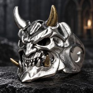 Bague Crane de Démon Japonais