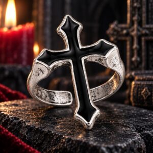 Bague Croix Gothique