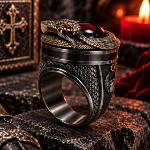 Bague Ouroboros Homme