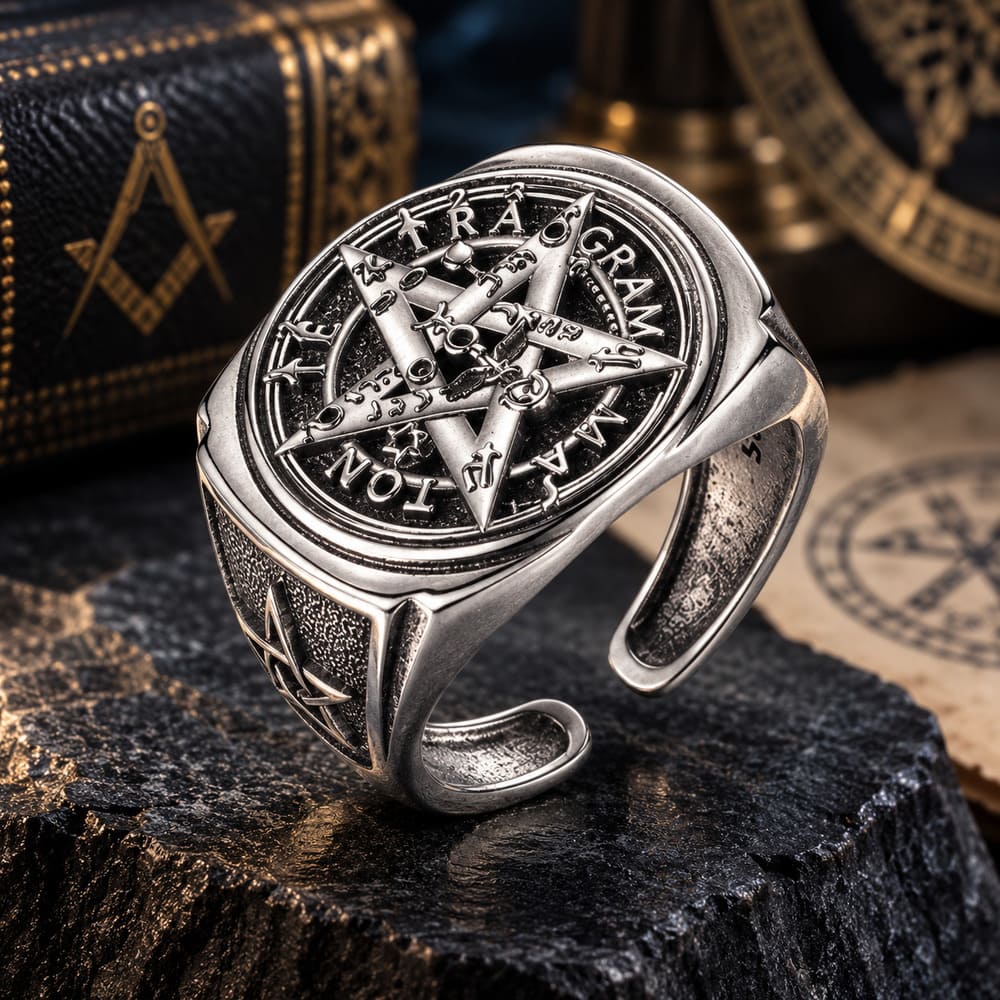 Bague Pentacle d’Argent