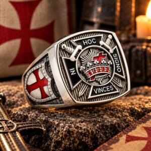Bague Templier d’Argent
