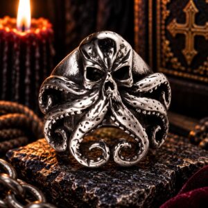 Bague Tête de Mort Octopus