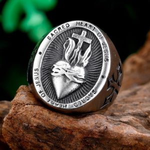 Chevalière Homme Croix