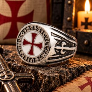 Chevalière Homme Croix des Templiers