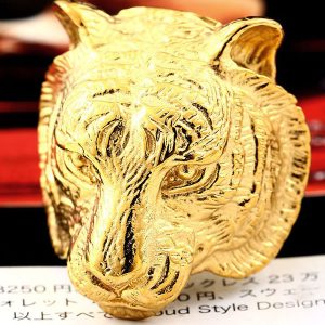 Chevalière Tete de Tigre