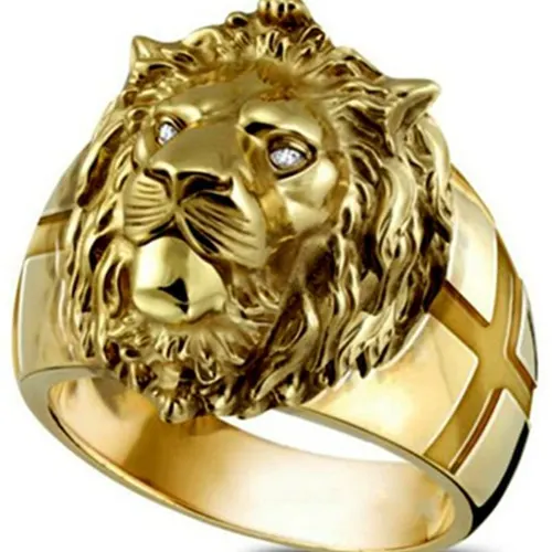 Bague Lion Doré