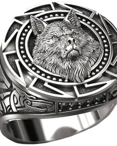Bague viking pour homme