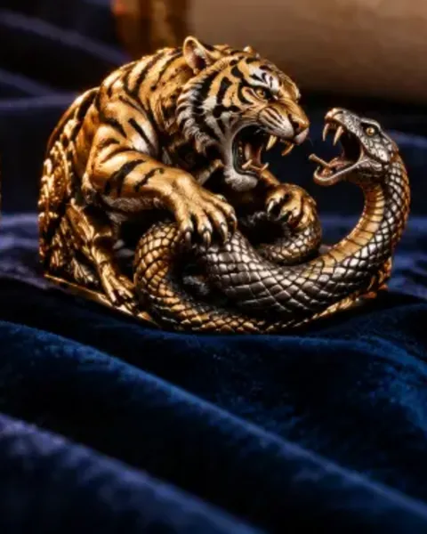 Bague Tête de Tigre